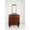 Retro PU Leather Hand Luggage